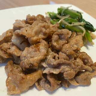 中華だれで♪ 塩麹の柔らか豚肉の炒め物